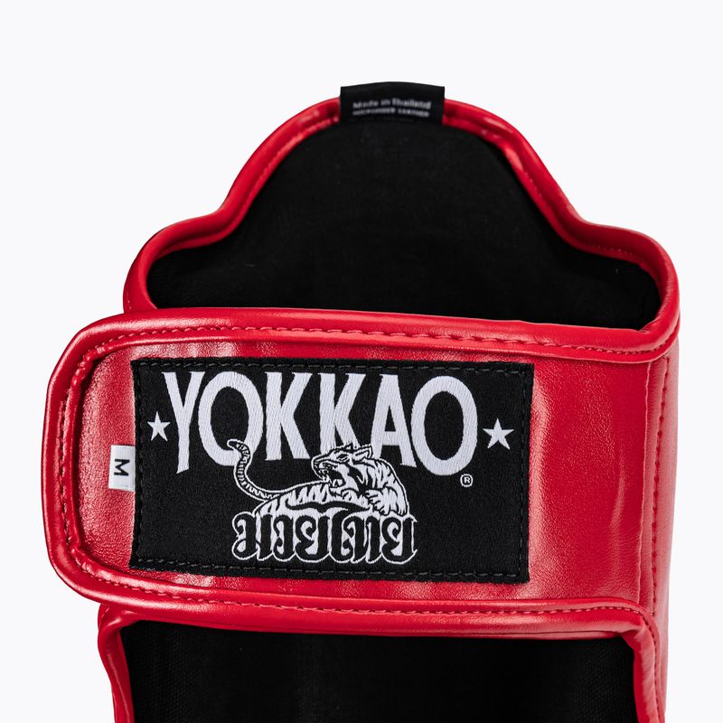 YOKKAO Вертикални предпазители за подбедрици червени SYGL-VL-2 3