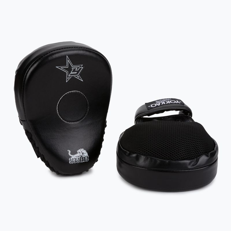YOKKAO Institution Focus Mitts-Close тренировъчни дискове черни FYMS-1
