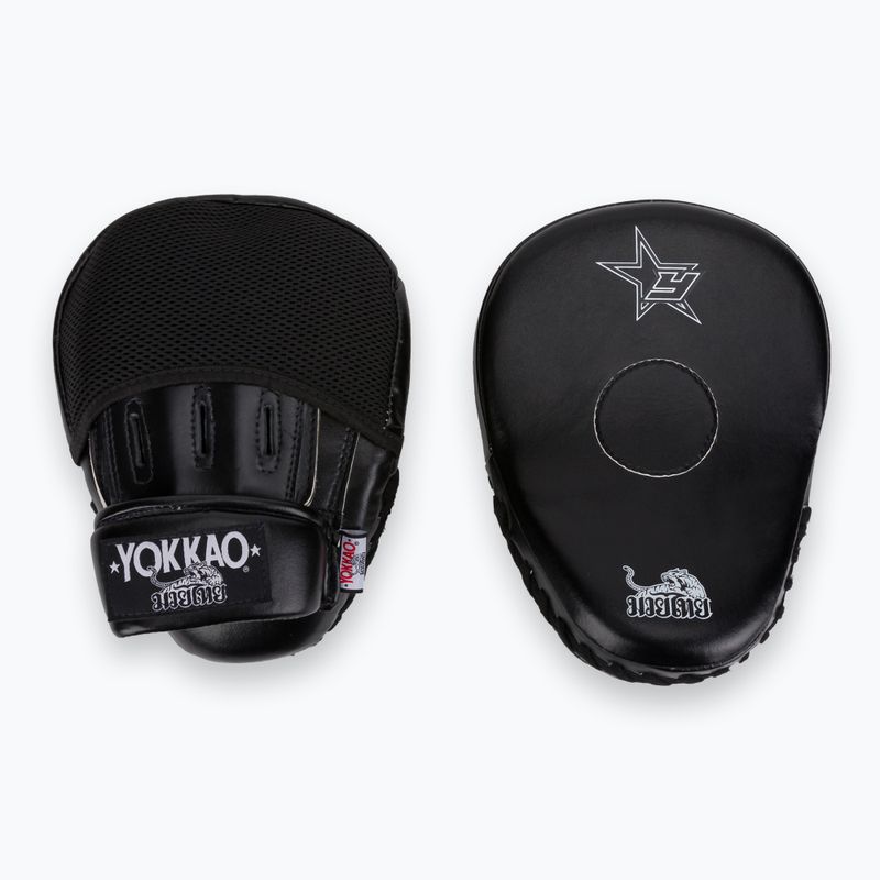 YOKKAO Institution Focus Mitts-Close тренировъчни дискове черни FYMS-1 2
