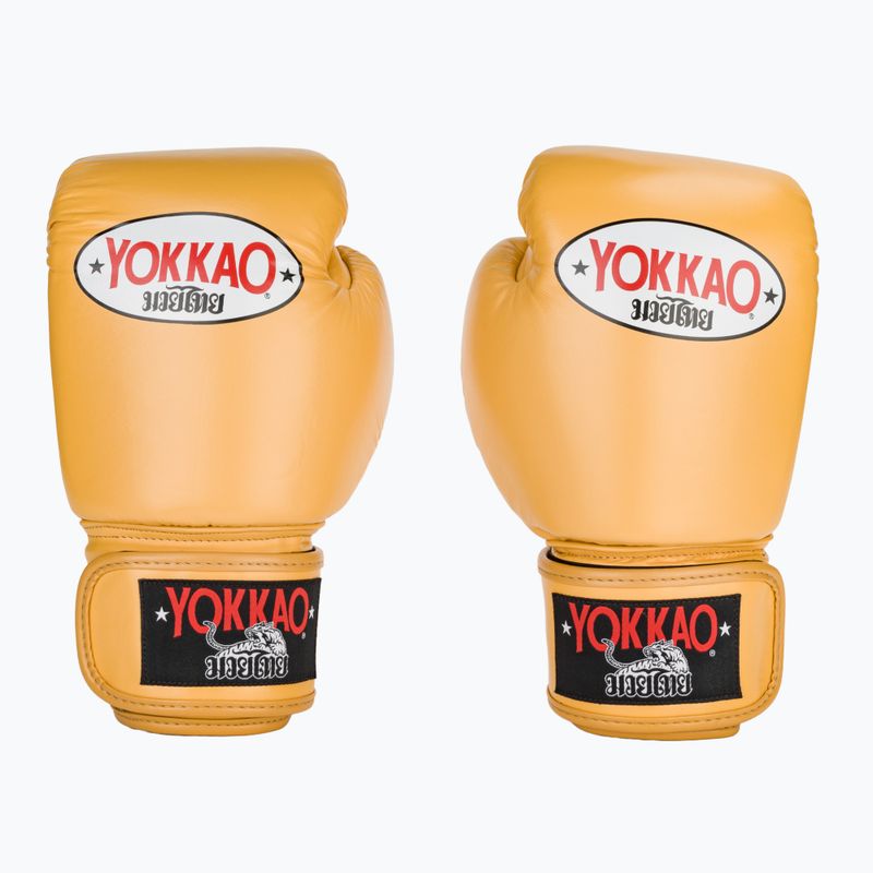 Мъжки боксови ръкавици YOKKAO Matrix mango 2