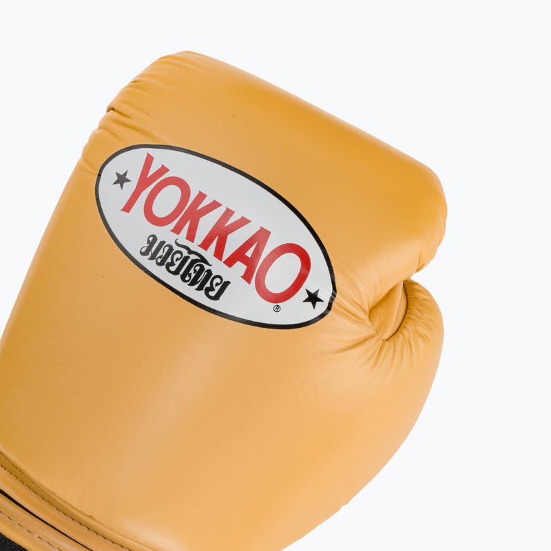 Мъжки боксови ръкавици YOKKAO Matrix mango 5