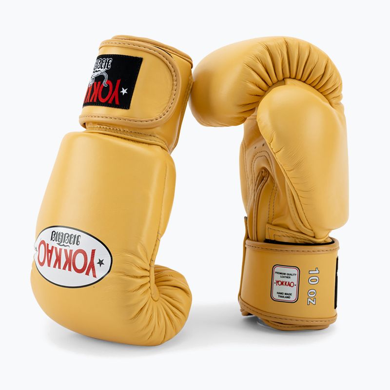 Мъжки боксови ръкавици YOKKAO Matrix mango 3