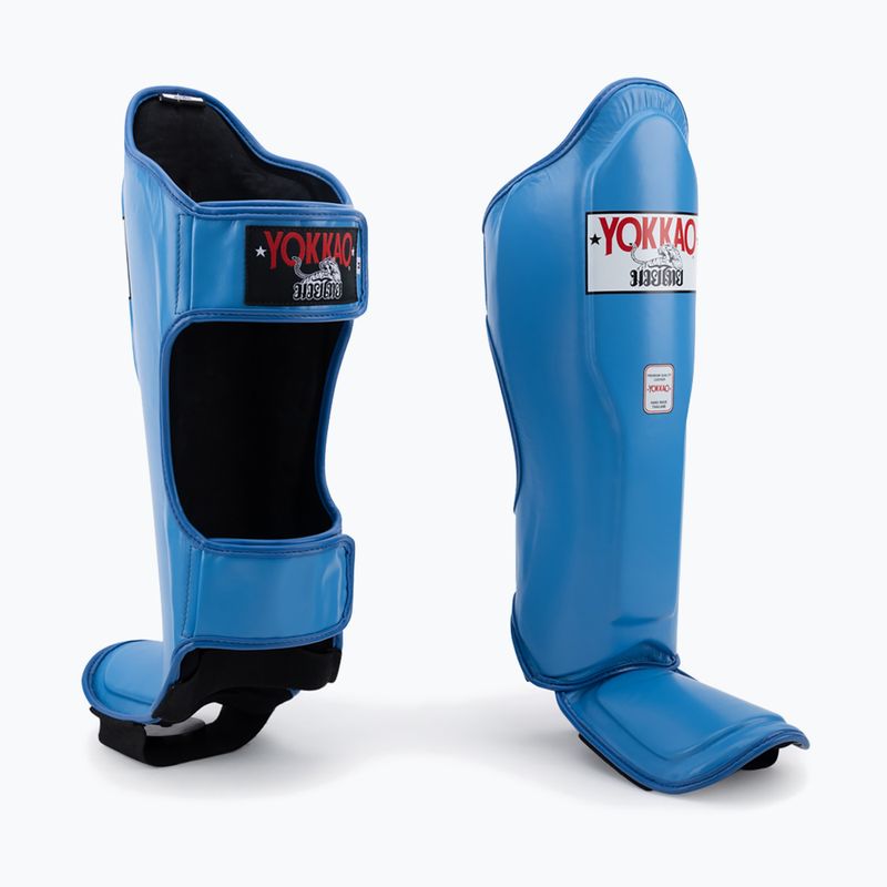 Протектори за подбедрици и стъпала Yokkao Matrix blue nobility 2