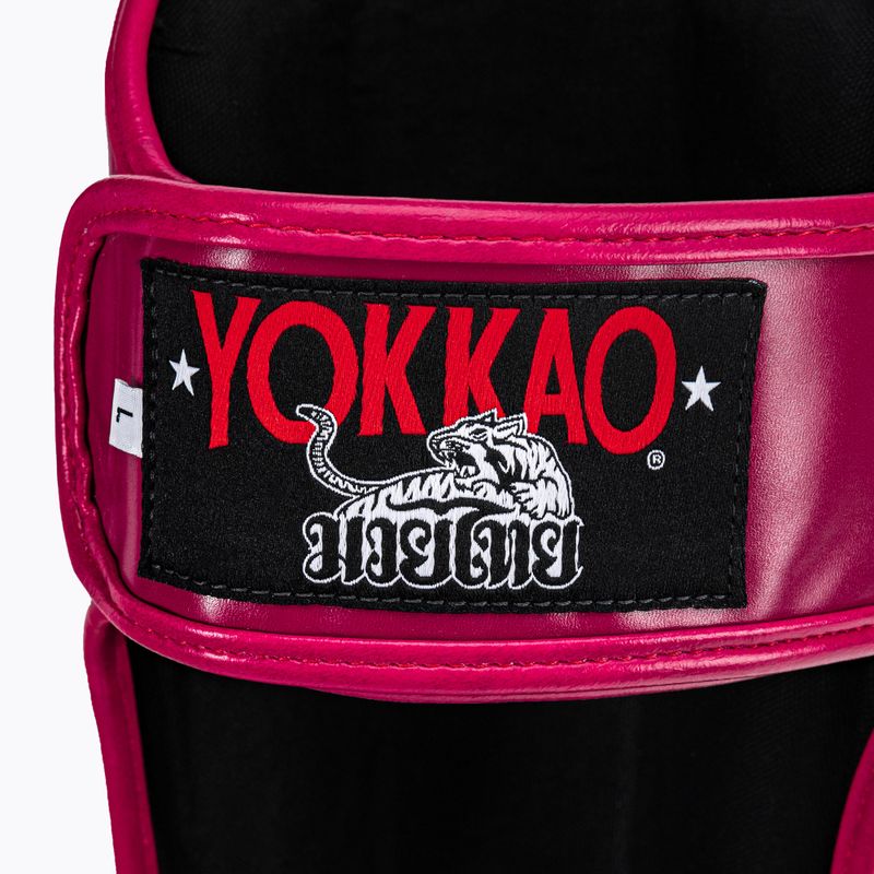 YOKKAO Matrix предпазители за подбедрици червени SYGL-X-23 3