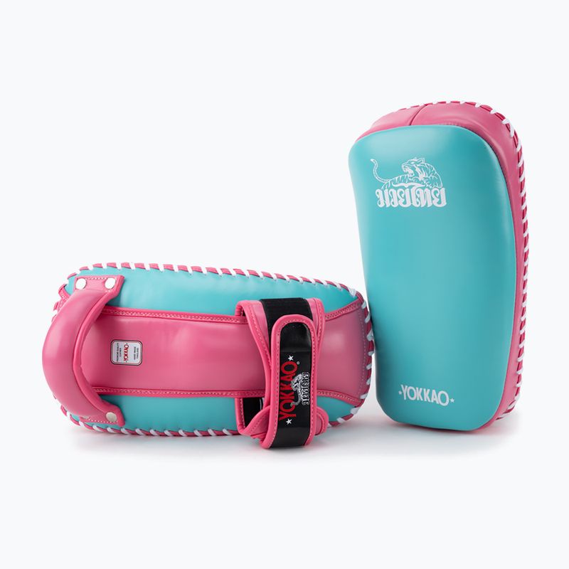 Тренировъчен щит YOKKAO Free Style 2 бр. hot pink/island