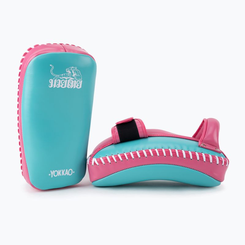Тренировъчен щит YOKKAO Free Style 2 бр. hot pink/island 2
