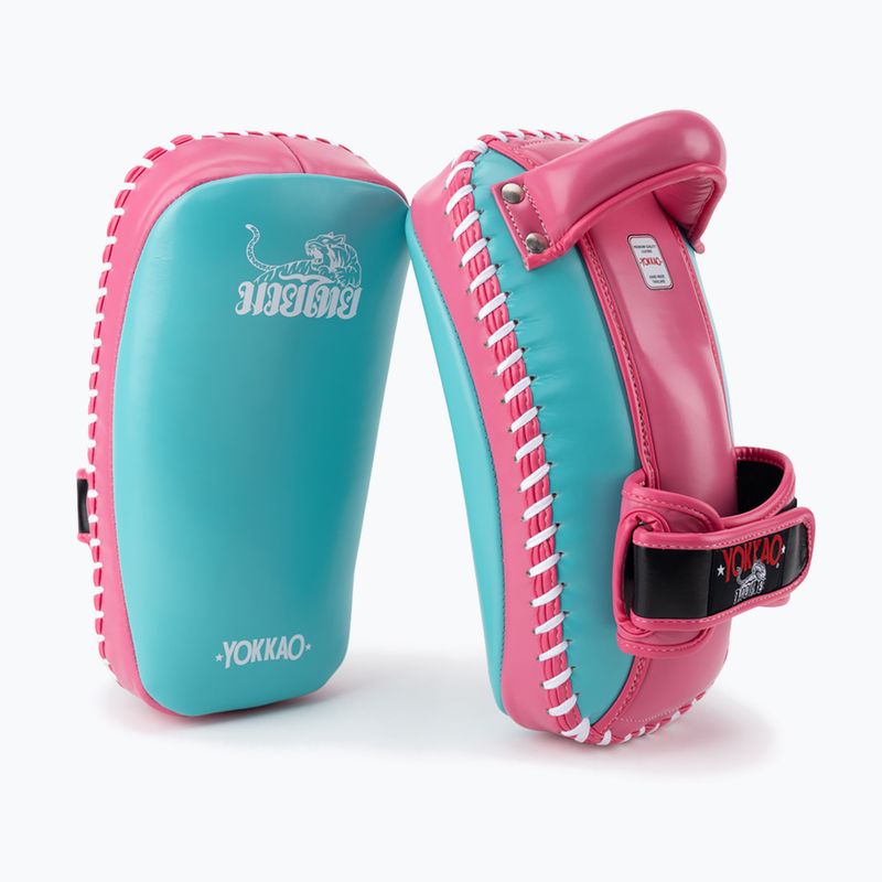 Тренировъчен щит YOKKAO Free Style 2 бр. hot pink/island 3