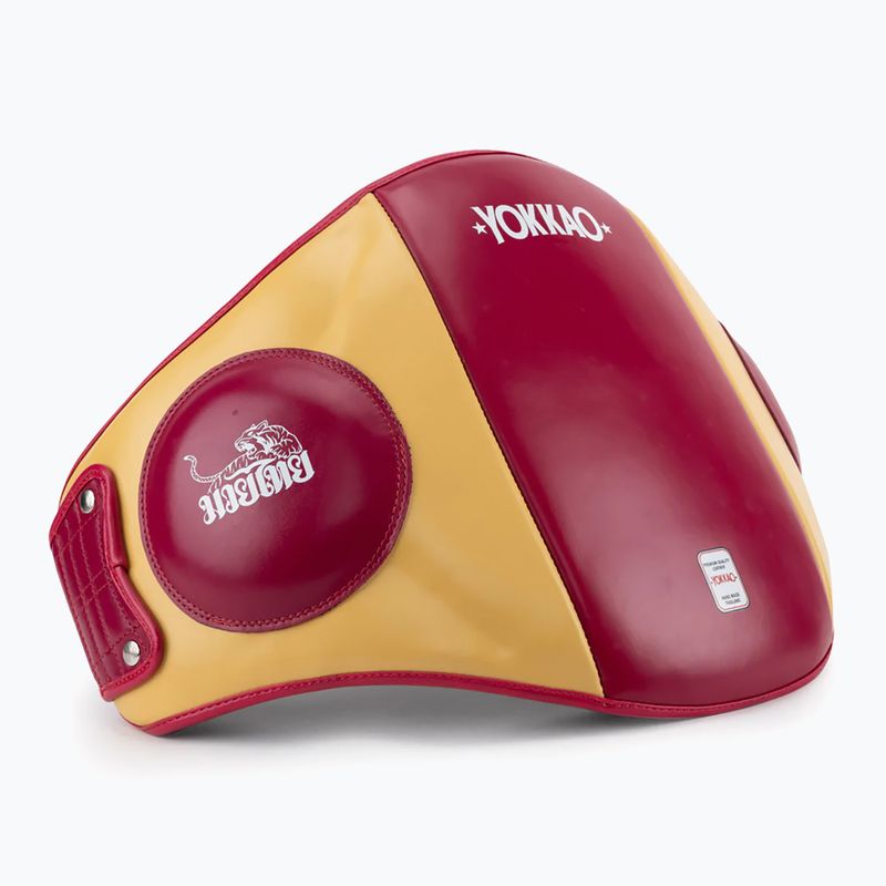 Ударно-тренировъчен колан YOKKAO червен/жълт BYPL-21 3