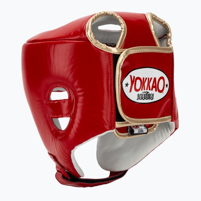 Боксова каска YOKKAO Competition red 3