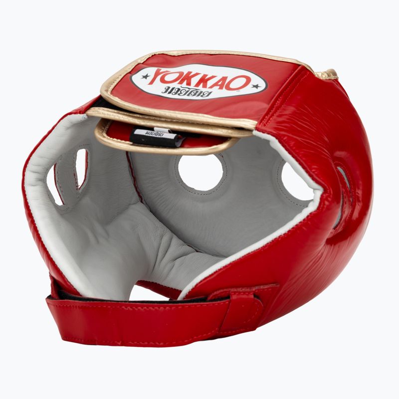 Боксова каска YOKKAO Competition red 6