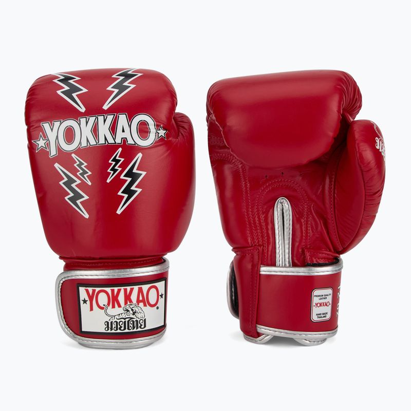 Мъжки боксови ръкавици YOKKAO Stadium red