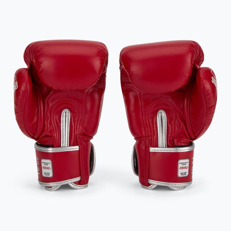 Мъжки боксови ръкавици YOKKAO Stadium red 3