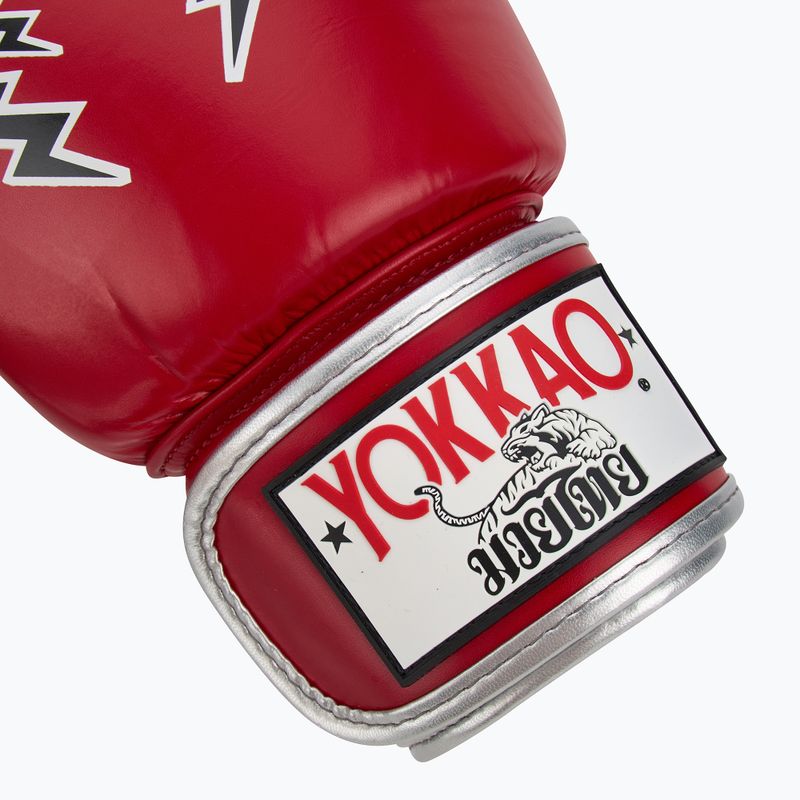Мъжки боксови ръкавици YOKKAO Stadium red 6