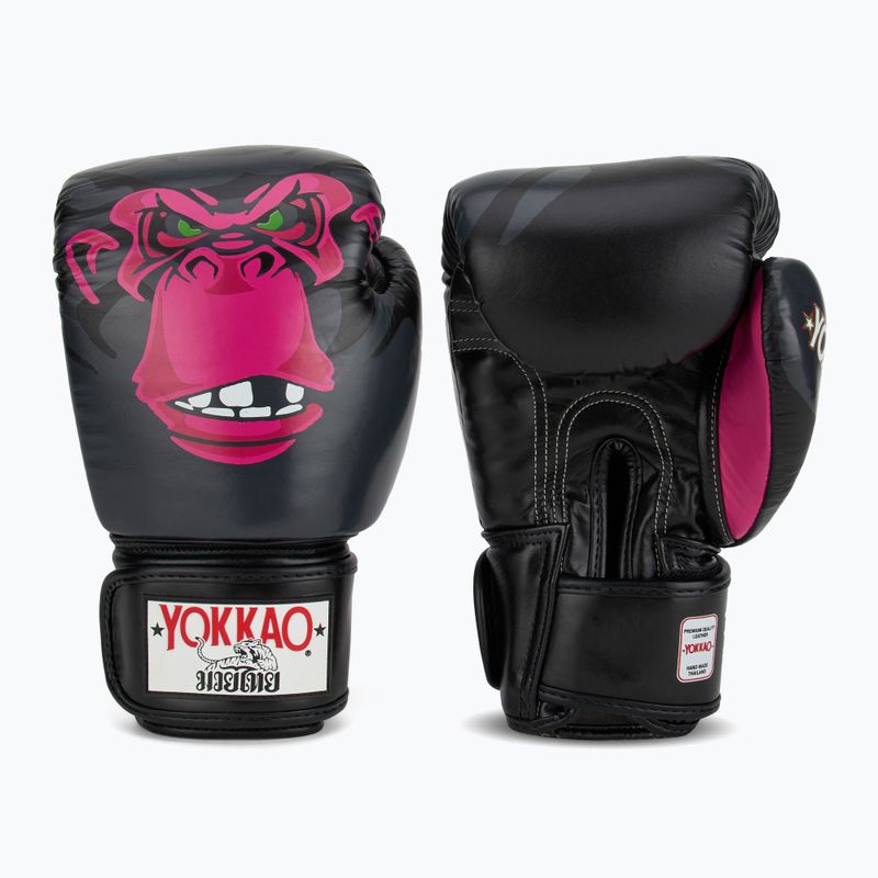 Мъжки боксови ръкавици YOKKAO Primate black