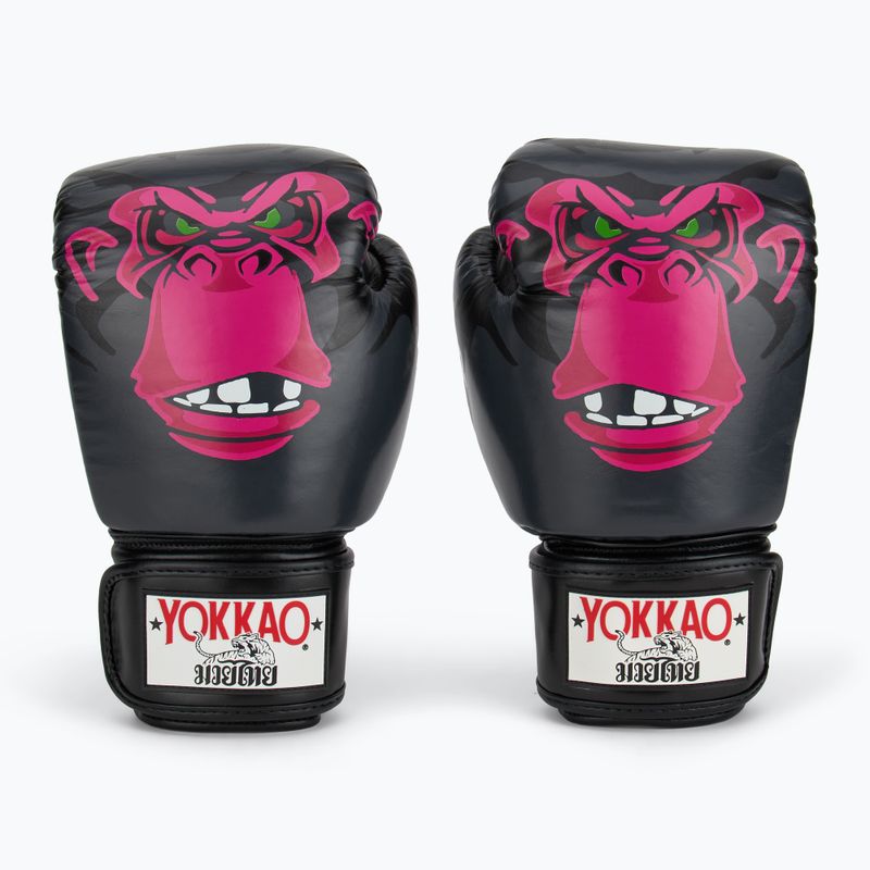 Мъжки боксови ръкавици YOKKAO Primate black 2