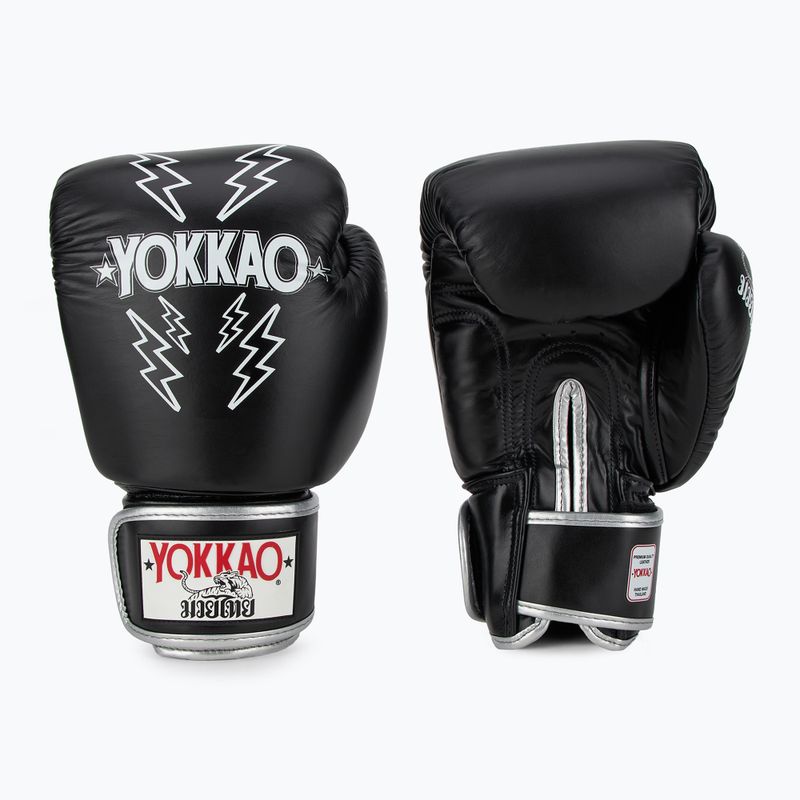 Мъжки боксови ръкавици YOKKAO Stadium black
