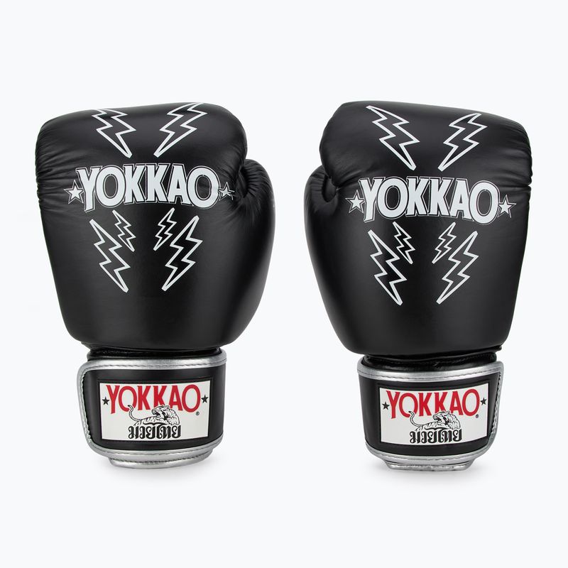 Мъжки боксови ръкавици YOKKAO Stadium black