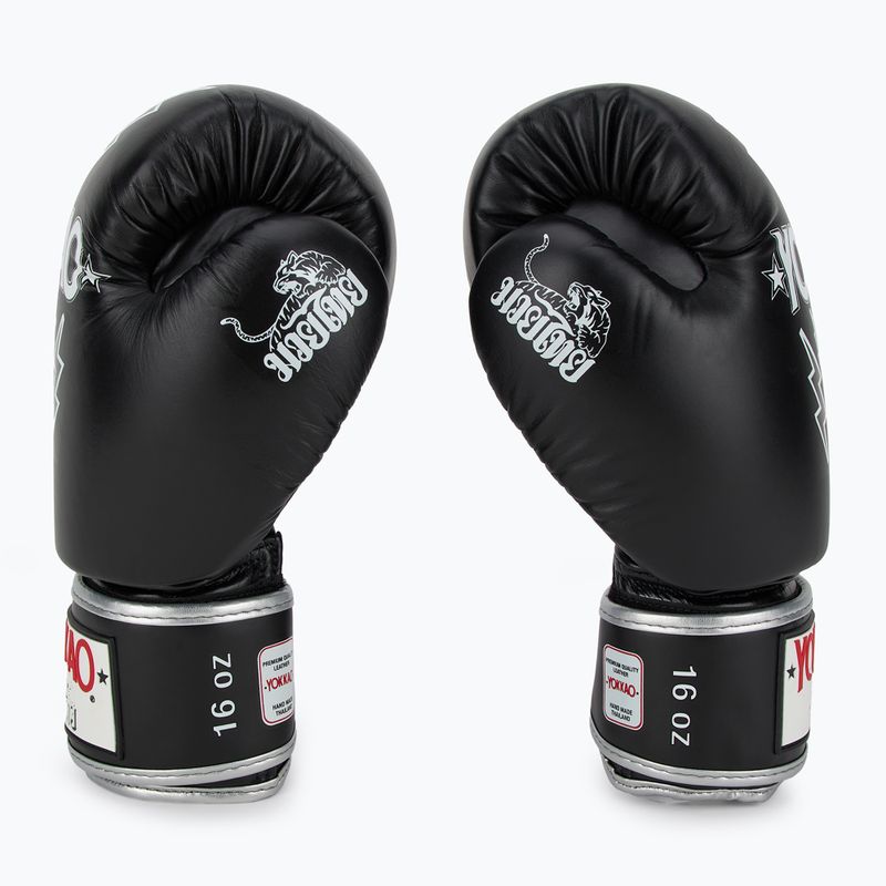 Мъжки боксови ръкавици YOKKAO Stadium black 3