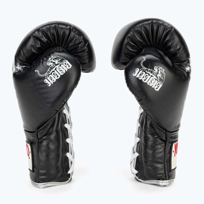 Мъжки боксови ръкавици YOKKAO Stadium Lace Up black 4