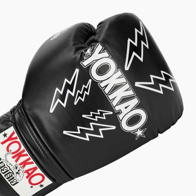 Мъжки боксови ръкавици YOKKAO Stadium Lace Up black 5