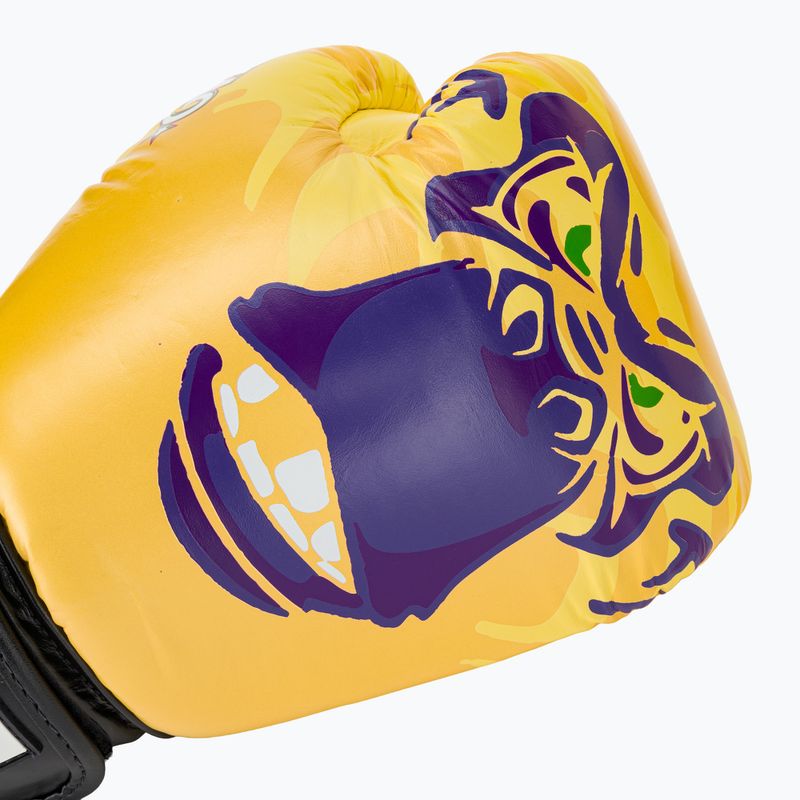 Мъжки боксови ръкавици YOKKAO Primate yellow 5