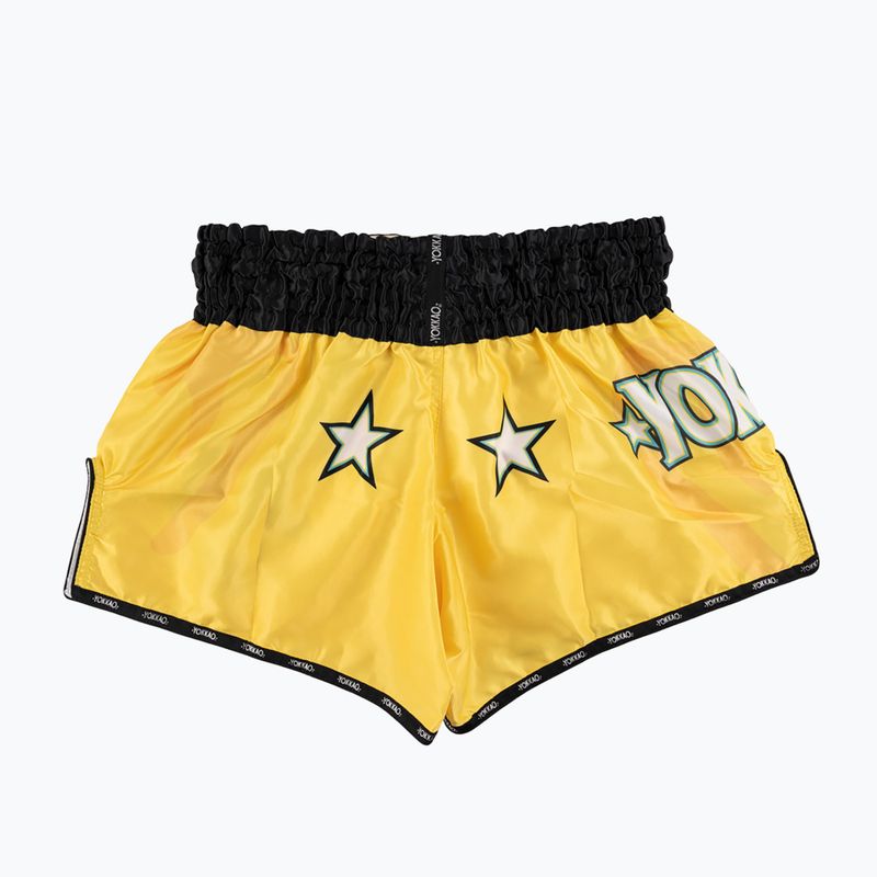 Мъжки шорти за тренировка YOKKAO Primate CarbonFit yellow 2