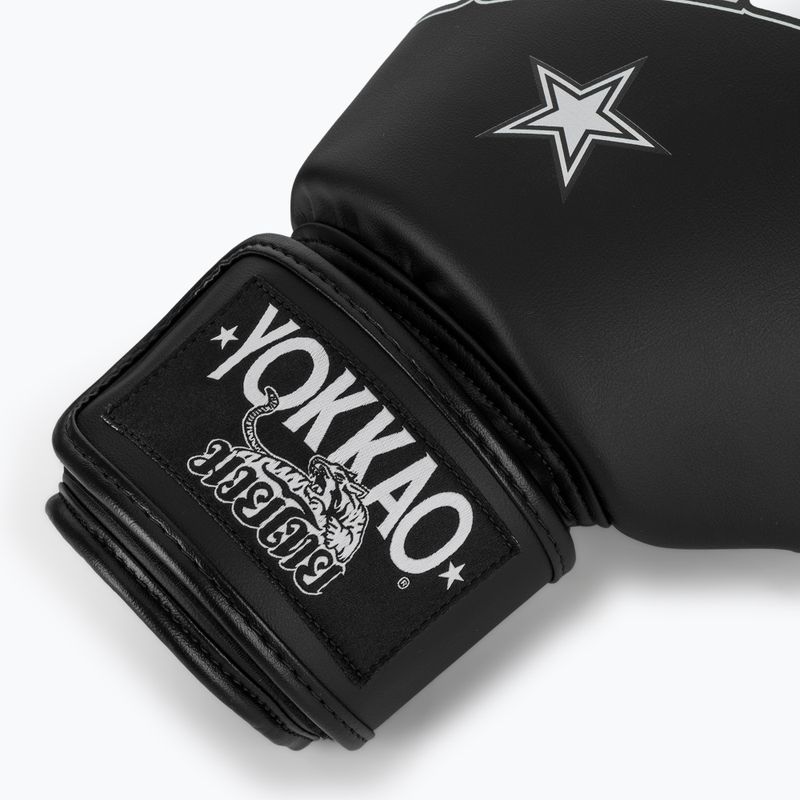 Боксьорски ръкавици YOKKAO Lettering Boxing black 6