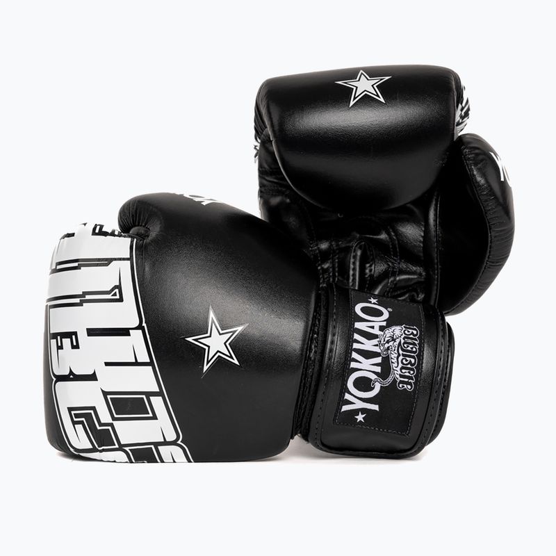 Боксови ръкавици YOKKAO Lettering Boxing black