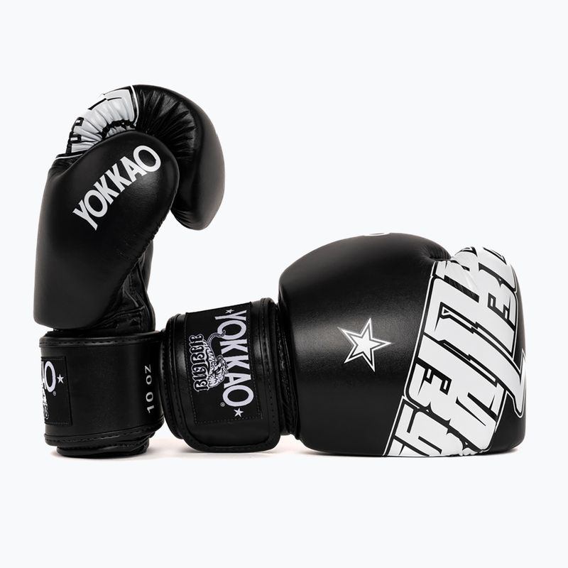 Боксови ръкавици YOKKAO Lettering Boxing black 3