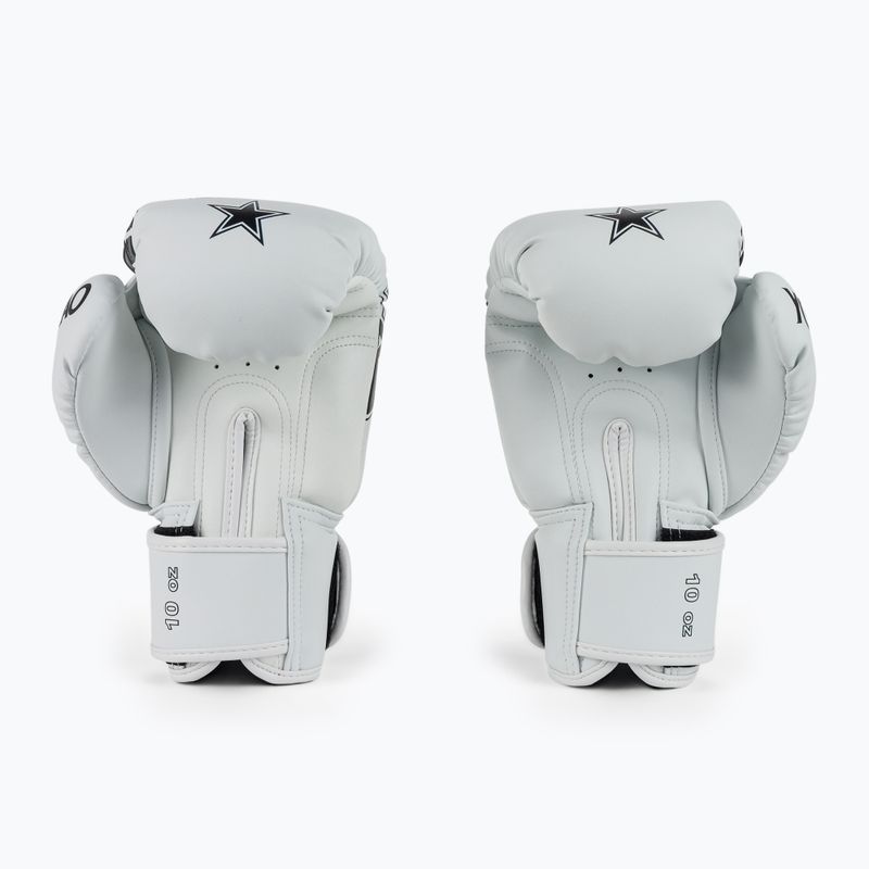 Боксьорски ръкавици YOKKAO Lettering Boxing white 3