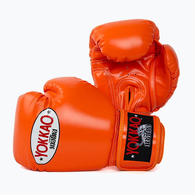 Мъжки боксови ръкавици YOKKAO Matrix orange ibis 7