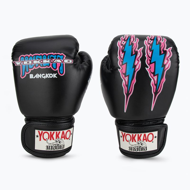 Мъжки боксови ръкавици YOKKAO East Club black 2