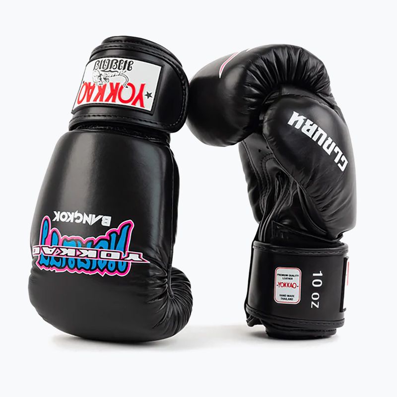 Мъжки боксови ръкавици YOKKAO East Club black 8