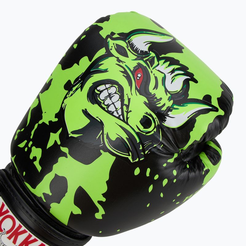 Мъжки боксови ръкавици YOKKAO Angry Bull black 5