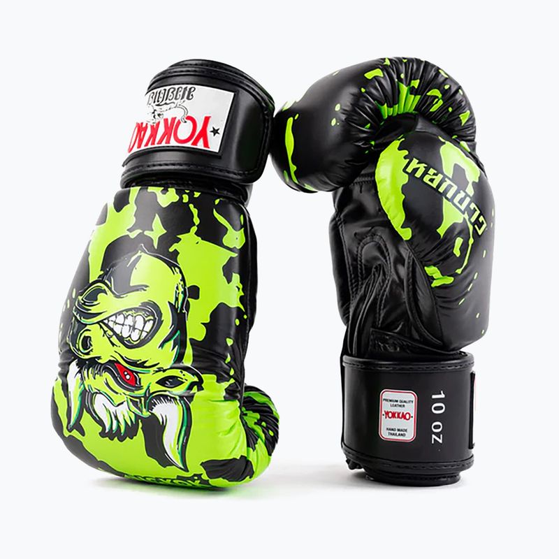 Мъжки боксови ръкавици YOKKAO Angry Bull black 8