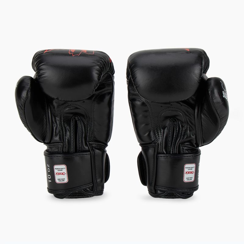 Мъжки боксови ръкавици YOKKAO Fighter KO black 3
