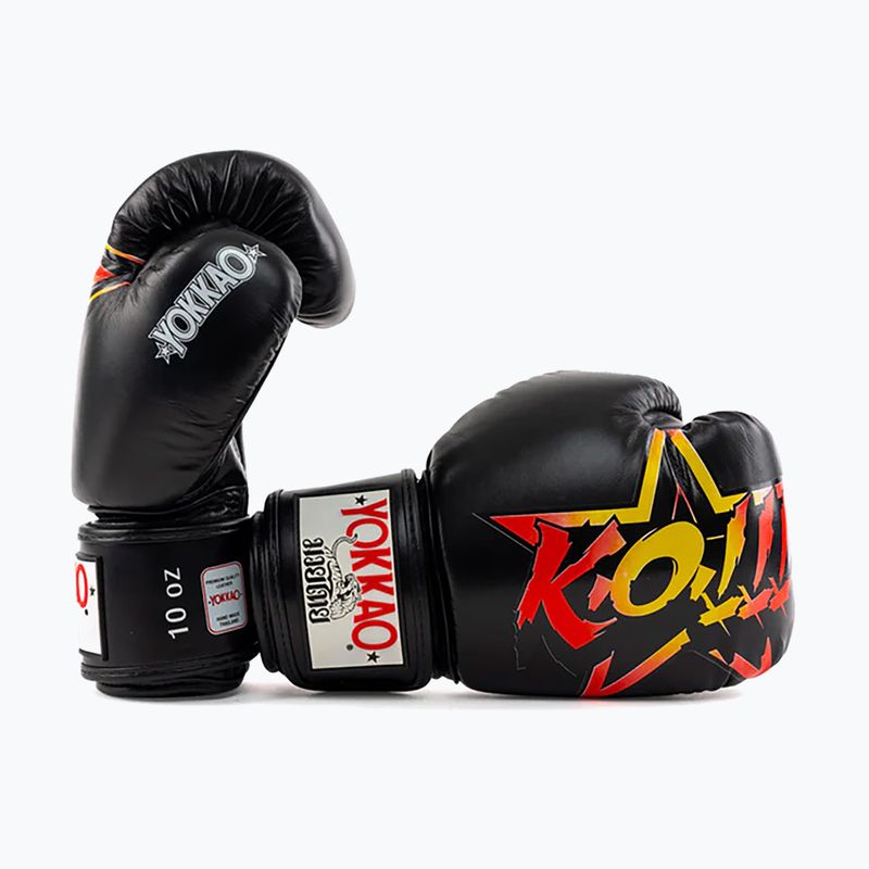Мъжки боксови ръкавици YOKKAO Fighter KO black 8