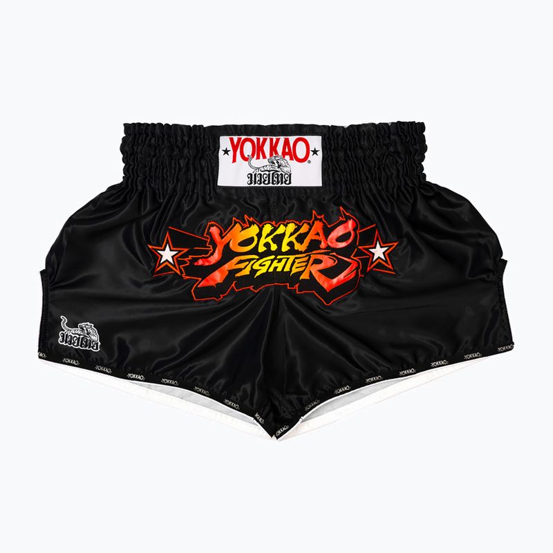 Мъжки тренировъчни шорти YOKKAO Fighter KO Muay Thai black 5