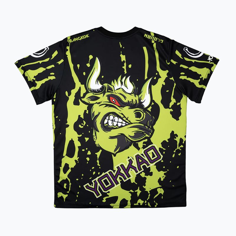 Мъжка тениска за тренировка YOKKAO Angry Bull Workout black 2