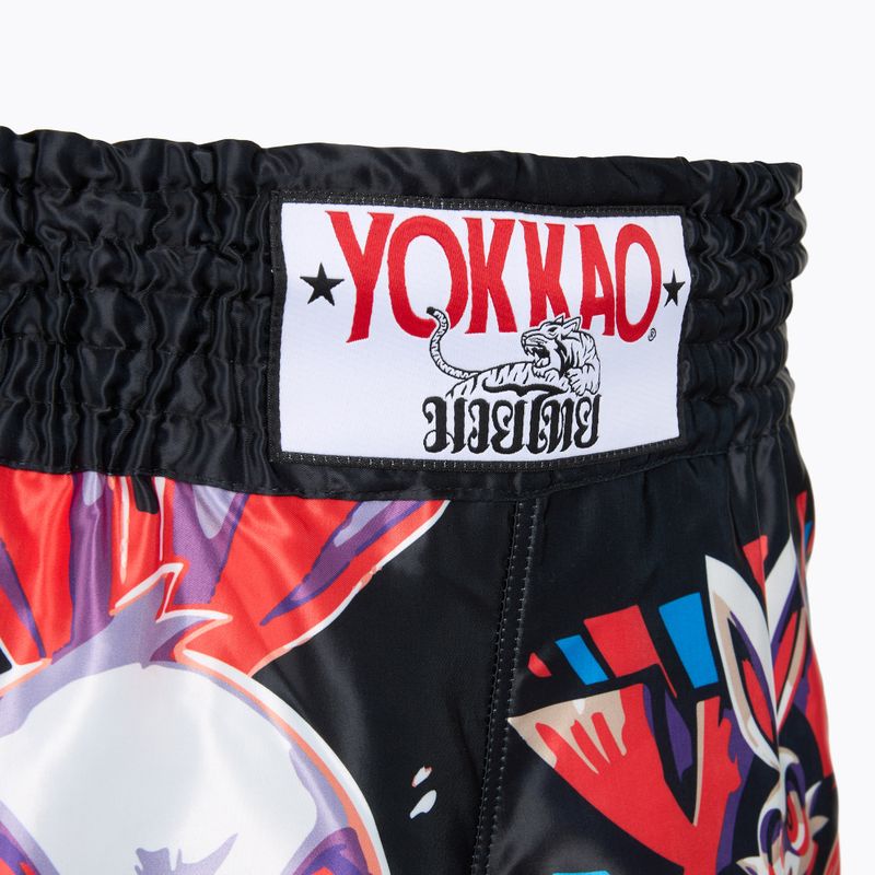 Мъжки шорти за тренировка YOKKAO Angry Rabbit Muay Thai black 4