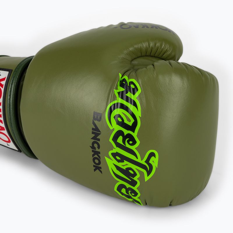 Боксьорски ръкавици YOKKAO Late Show Boxing olive 5