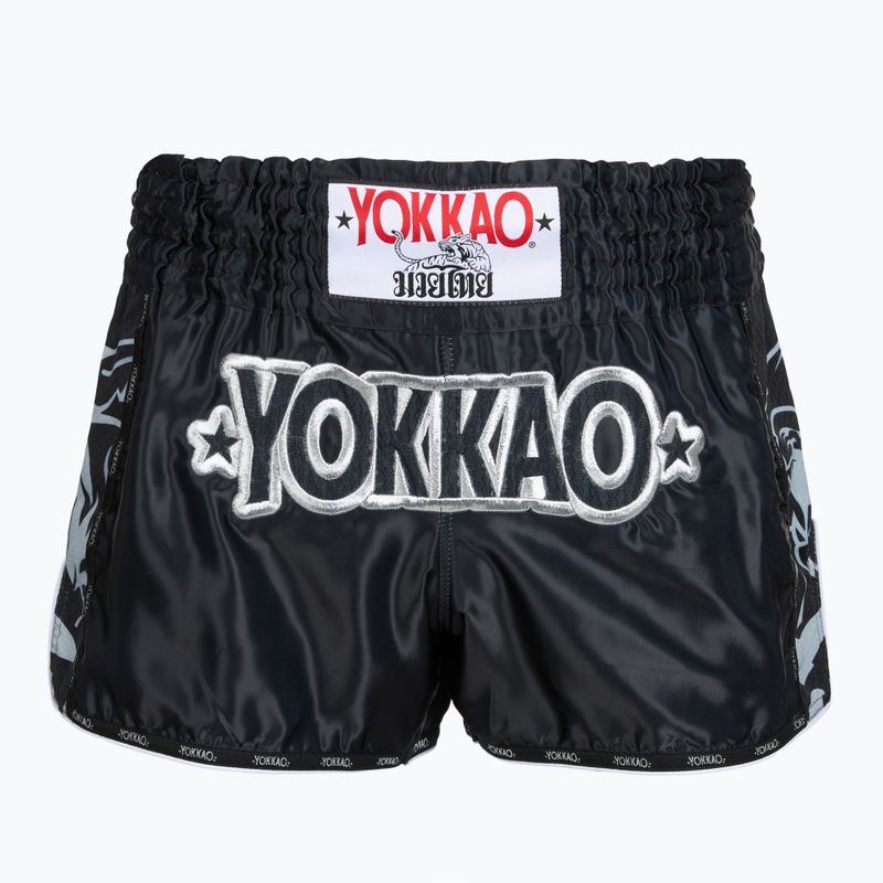 Мъжки тренировъчни шорти YOKKAO Original Muay Thai black