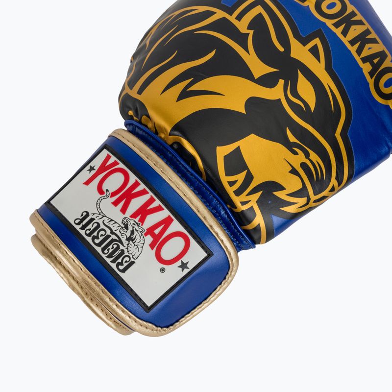 Боксьорски ръкавици YOKKAO Original Boxing Gloves electric blue 6