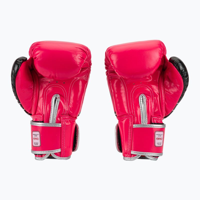 Боксьорски ръкавици YOKKAO Original Boxing Gloves fuchsia 3