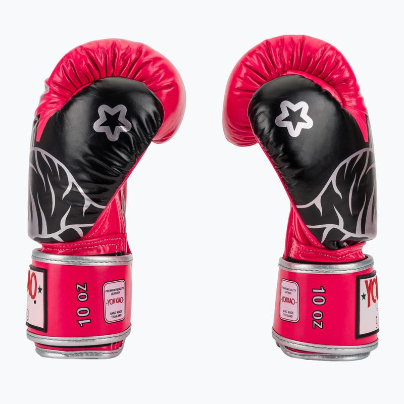 Боксьорски ръкавици YOKKAO Original Boxing Gloves fuchsia 4