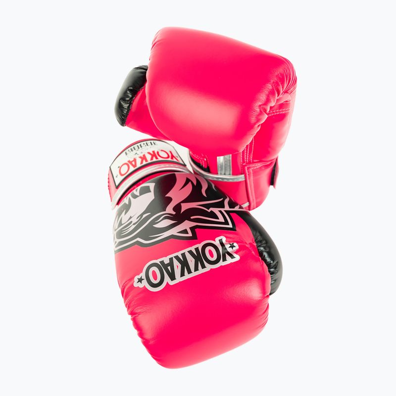 Боксьорски ръкавици YOKKAO Original Boxing Gloves fuchsia 5