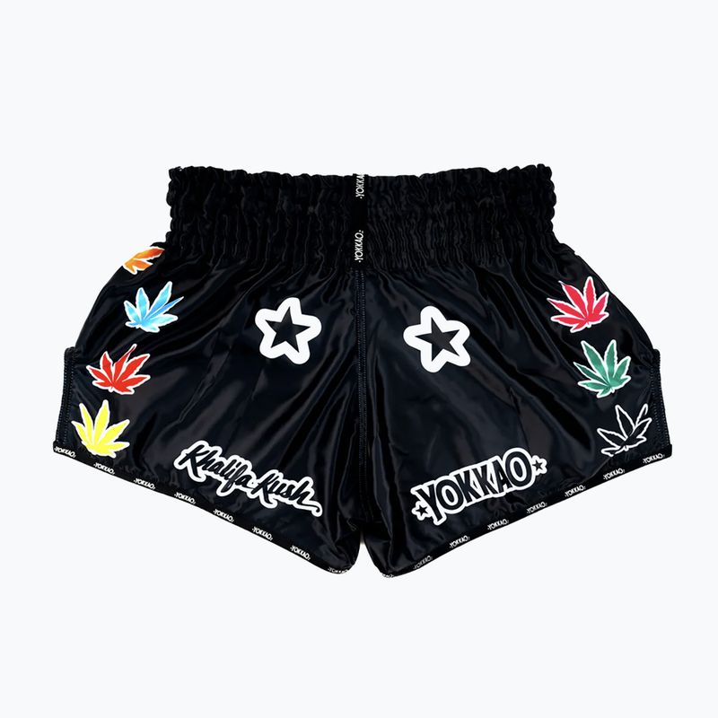 Мъжки шорти за тренировка YOKKAO Khalifa Kush Muay Thai black 2