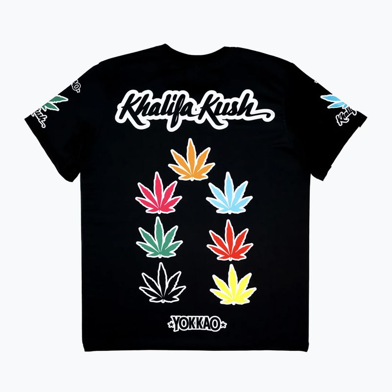 Мъжка тениска за тренировки YOKKAO Khalifa Kush Workout black 2
