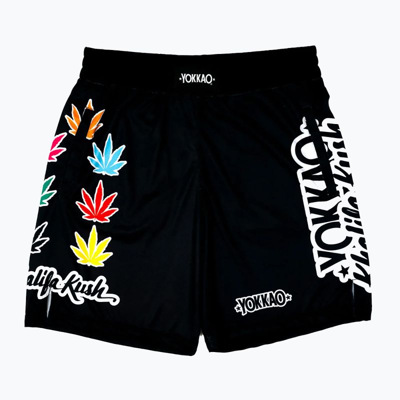 Мъжки шорти за тренировка YOKKAO Khalifa Kush Workout black