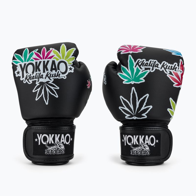 Боксьорски ръкавици YOKKAO Khalifa Kush Boxing black 2